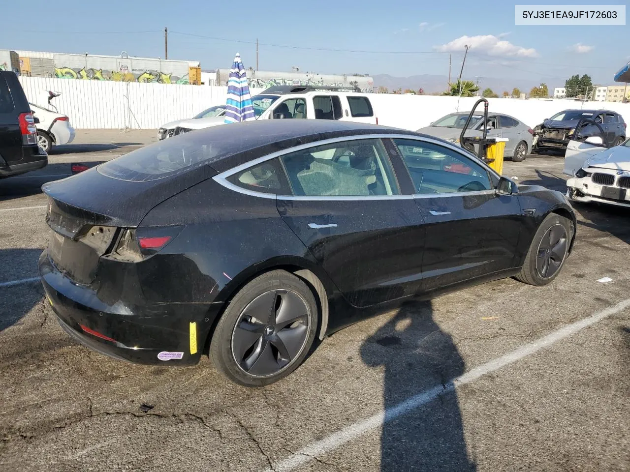 2018 Tesla Model 3 VIN: 5YJ3E1EA9JF172603 Lot: 81144214