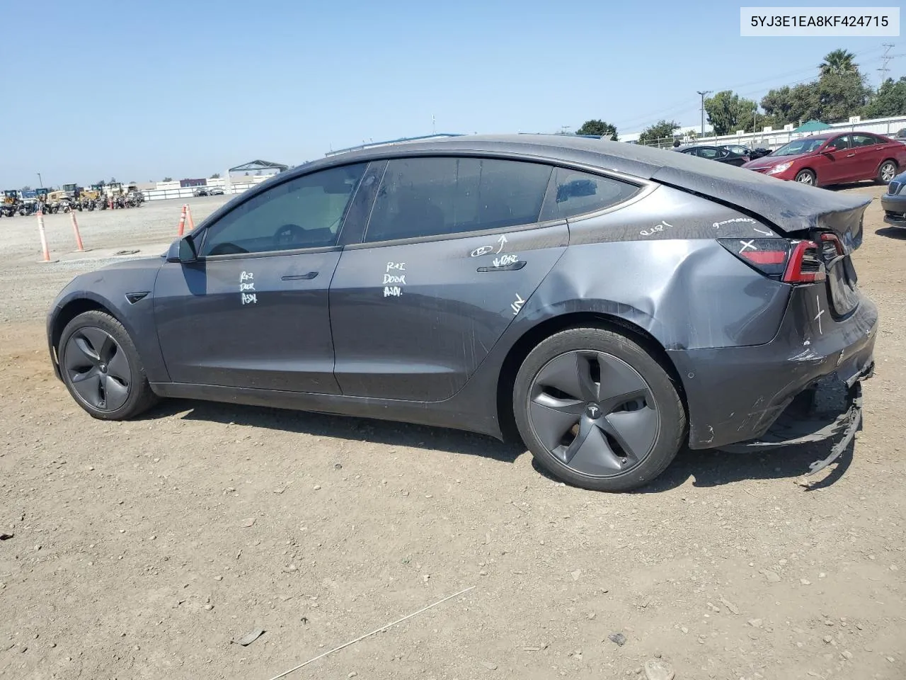 5YJ3E1EA8KF424715 2019 Tesla Model 3