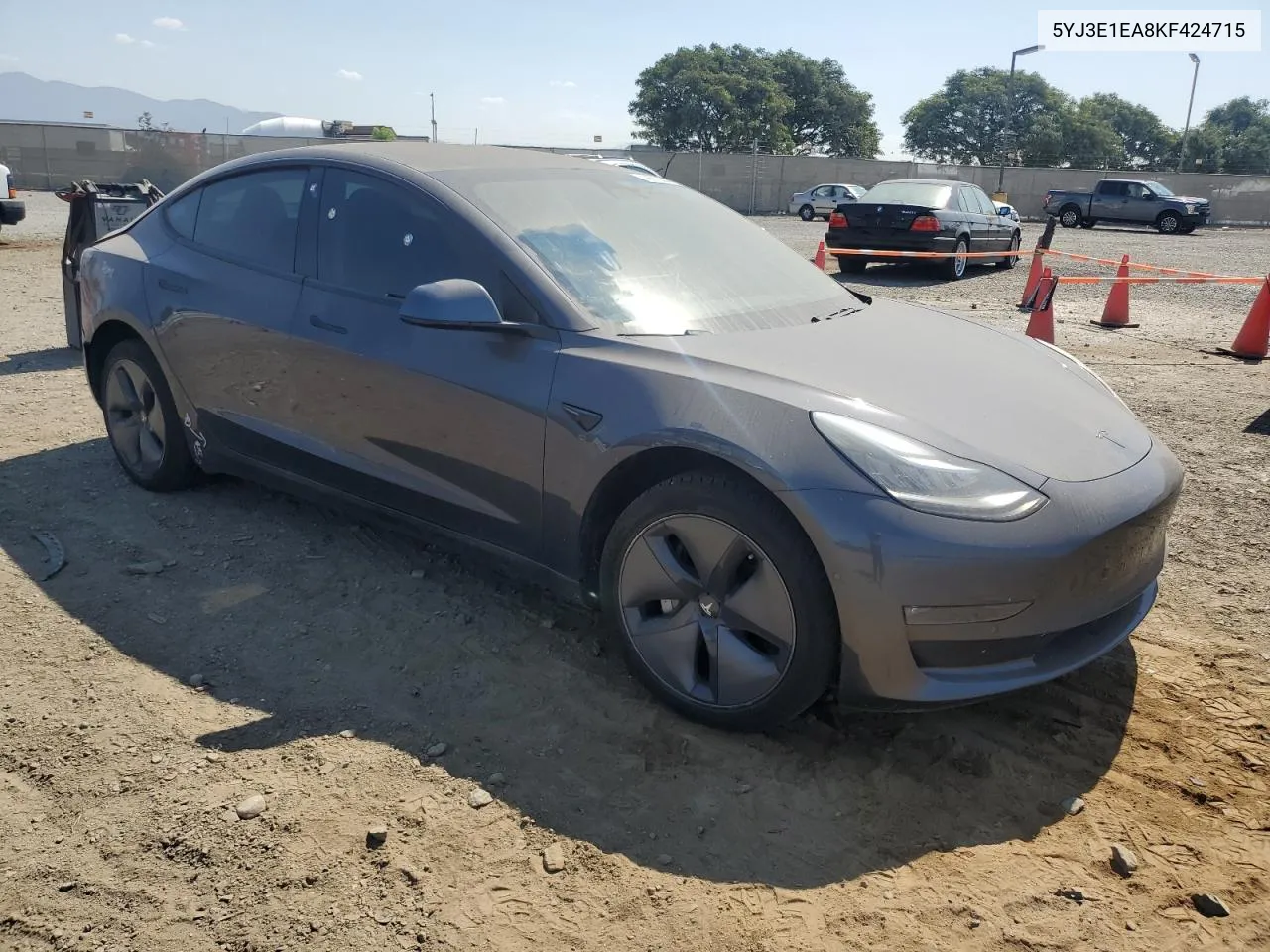 2019 Tesla Model 3 VIN: 5YJ3E1EA8KF424715 Lot: 49913544