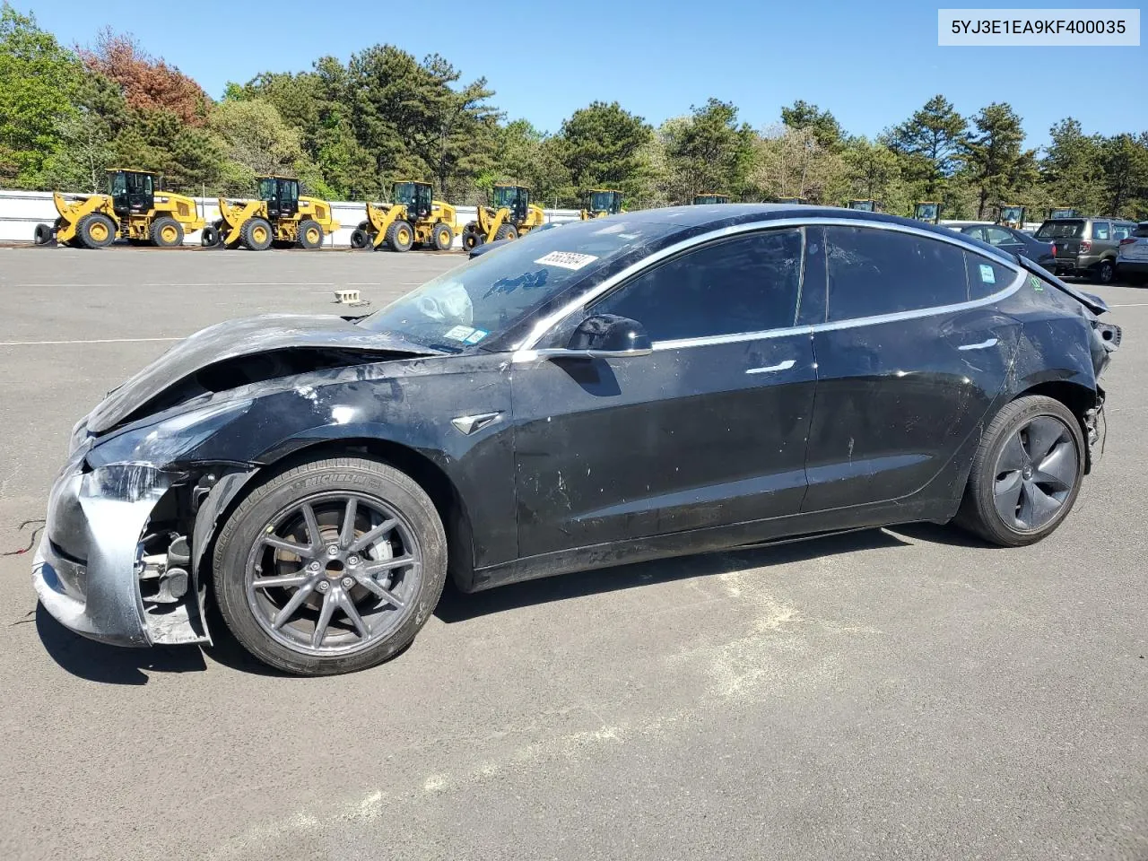 2019 Tesla Model 3 VIN: 5YJ3E1EA9KF400035 Lot: 55635604