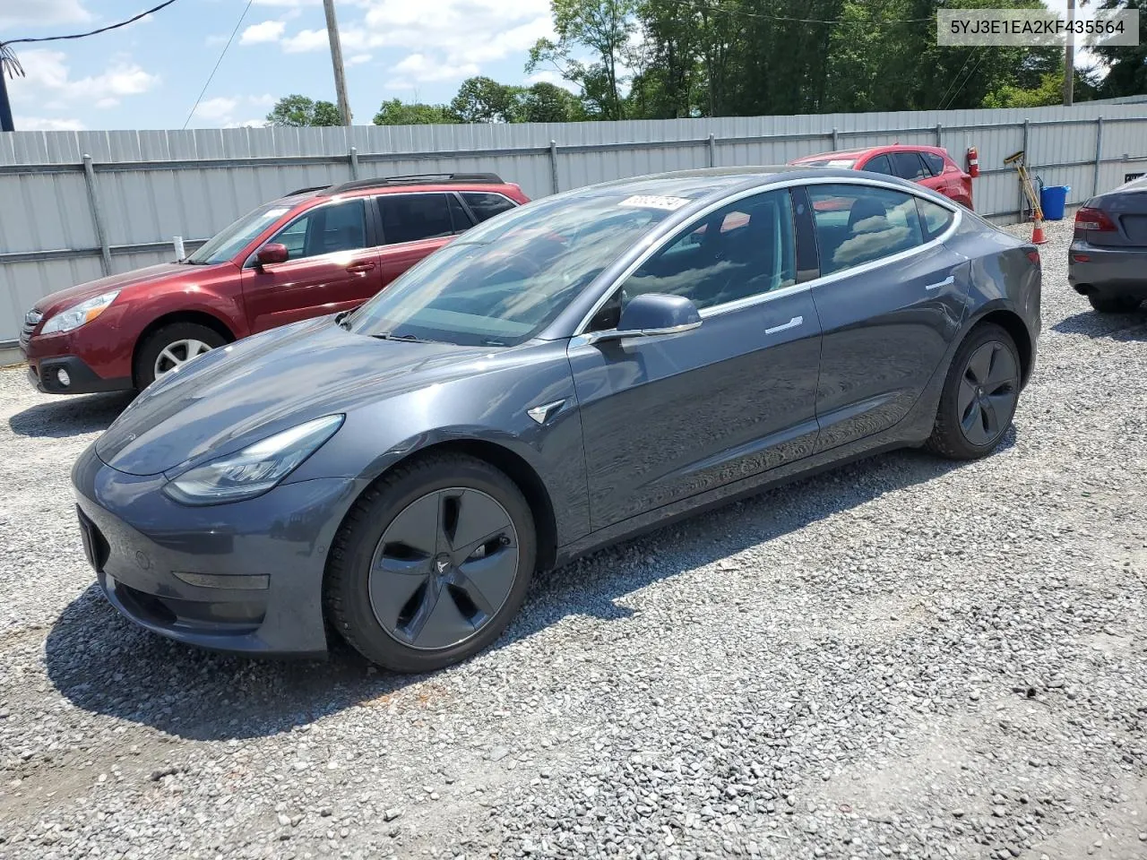 2019 Tesla Model 3 VIN: 5YJ3E1EA2KF435564 Lot: 55824734