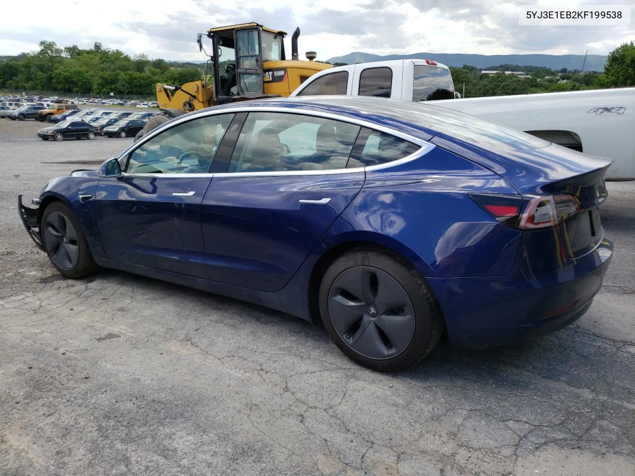 2019 Tesla Model 3 VIN: 5YJ3E1EB2KF199538 Lot: 57076374