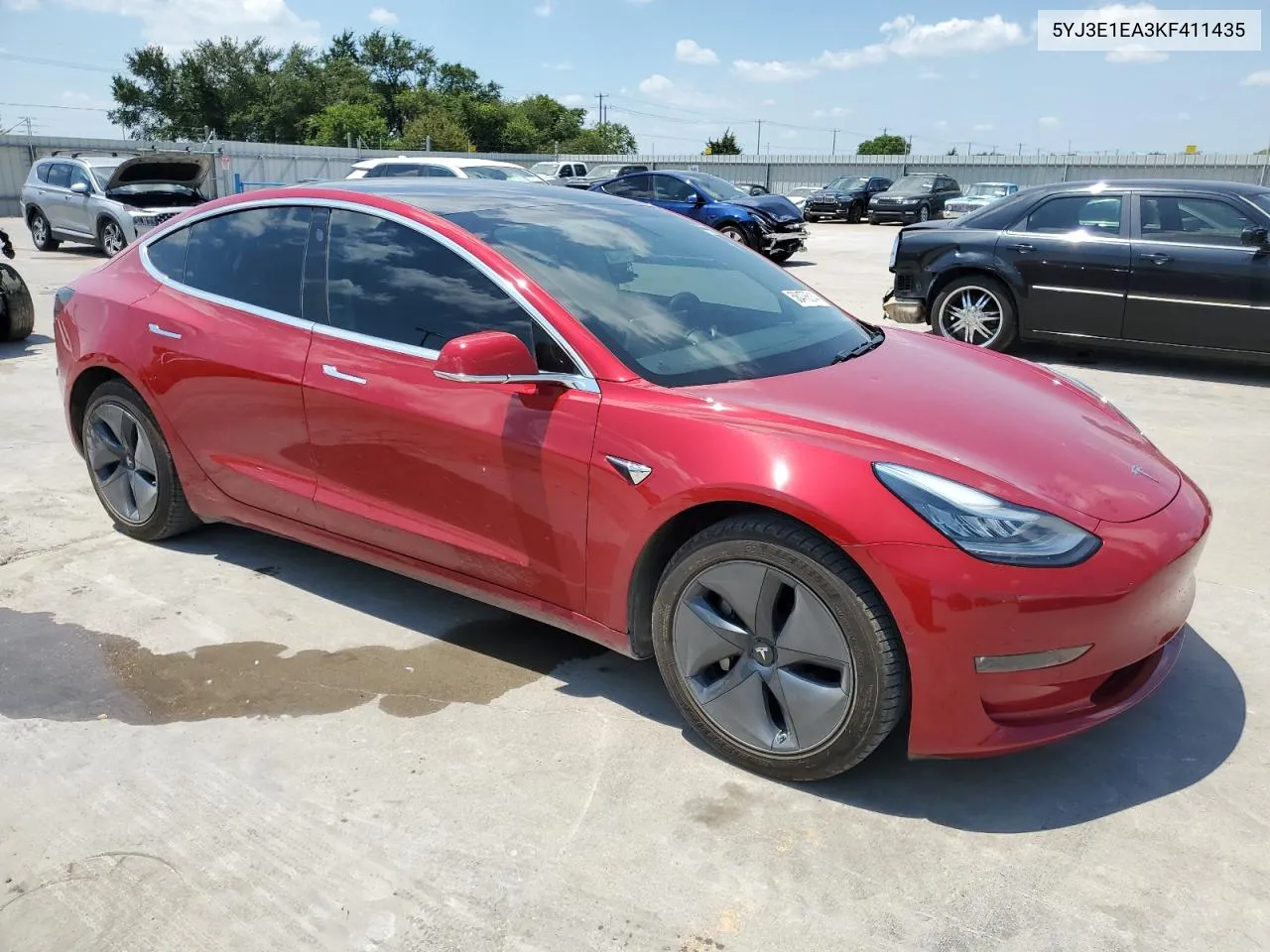 5YJ3E1EA3KF411435 2019 Tesla Model 3