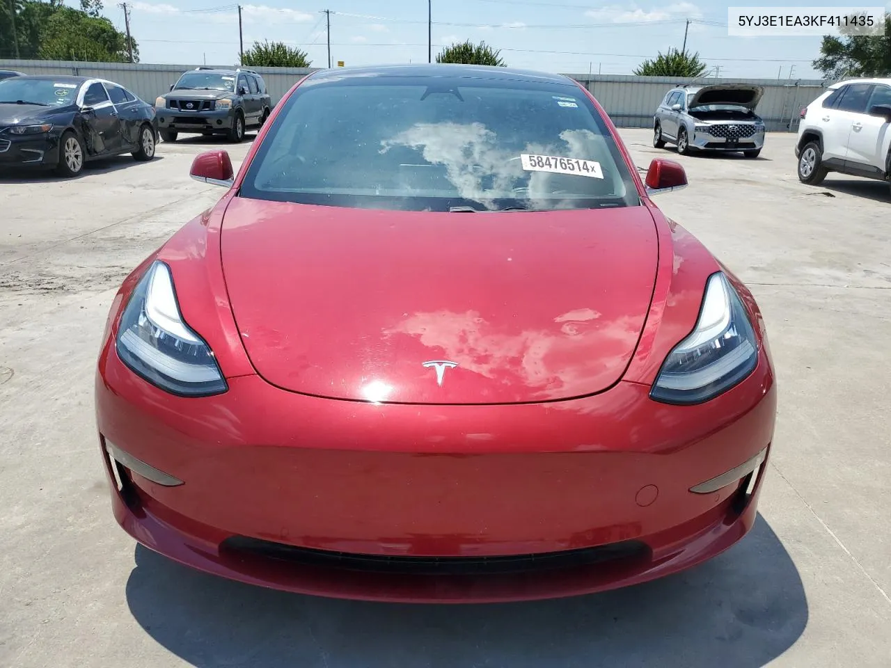 5YJ3E1EA3KF411435 2019 Tesla Model 3