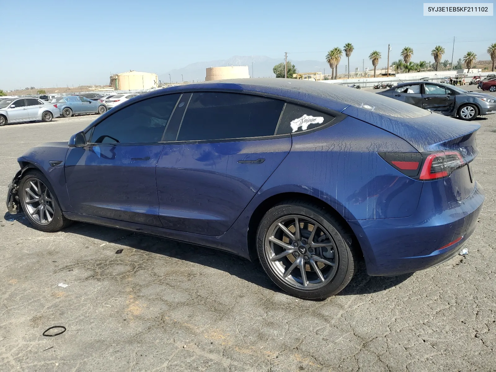 5YJ3E1EB5KF211102 2019 Tesla Model 3