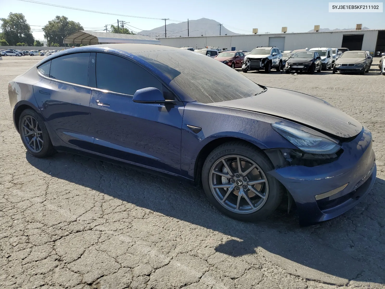 2019 Tesla Model 3 VIN: 5YJ3E1EB5KF211102 Lot: 59912164