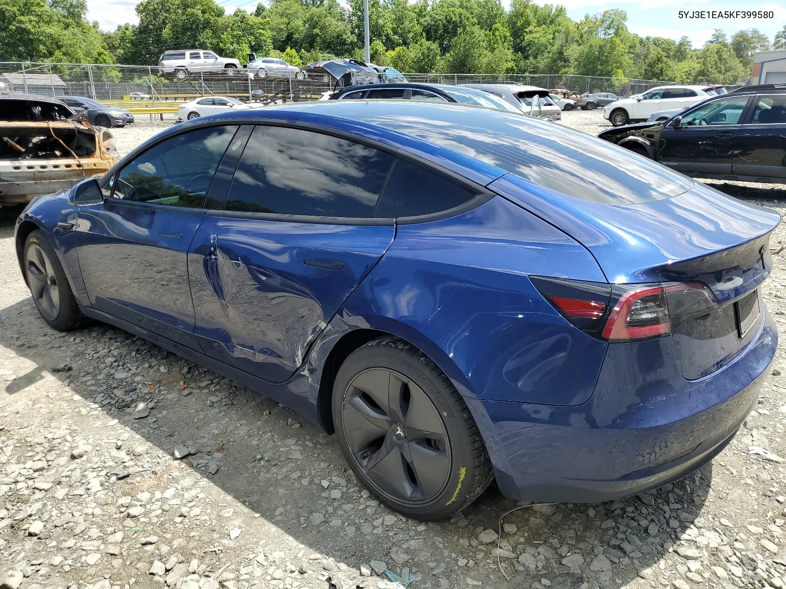 5YJ3E1EA5KF399580 2019 Tesla Model 3