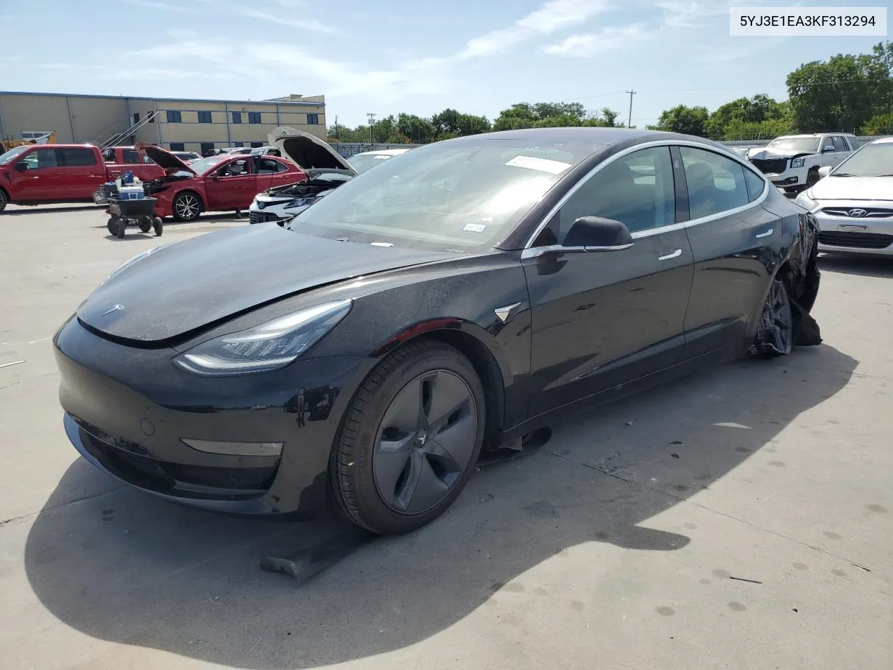 2019 Tesla Model 3 VIN: 5YJ3E1EA3KF313294 Lot: 61397184