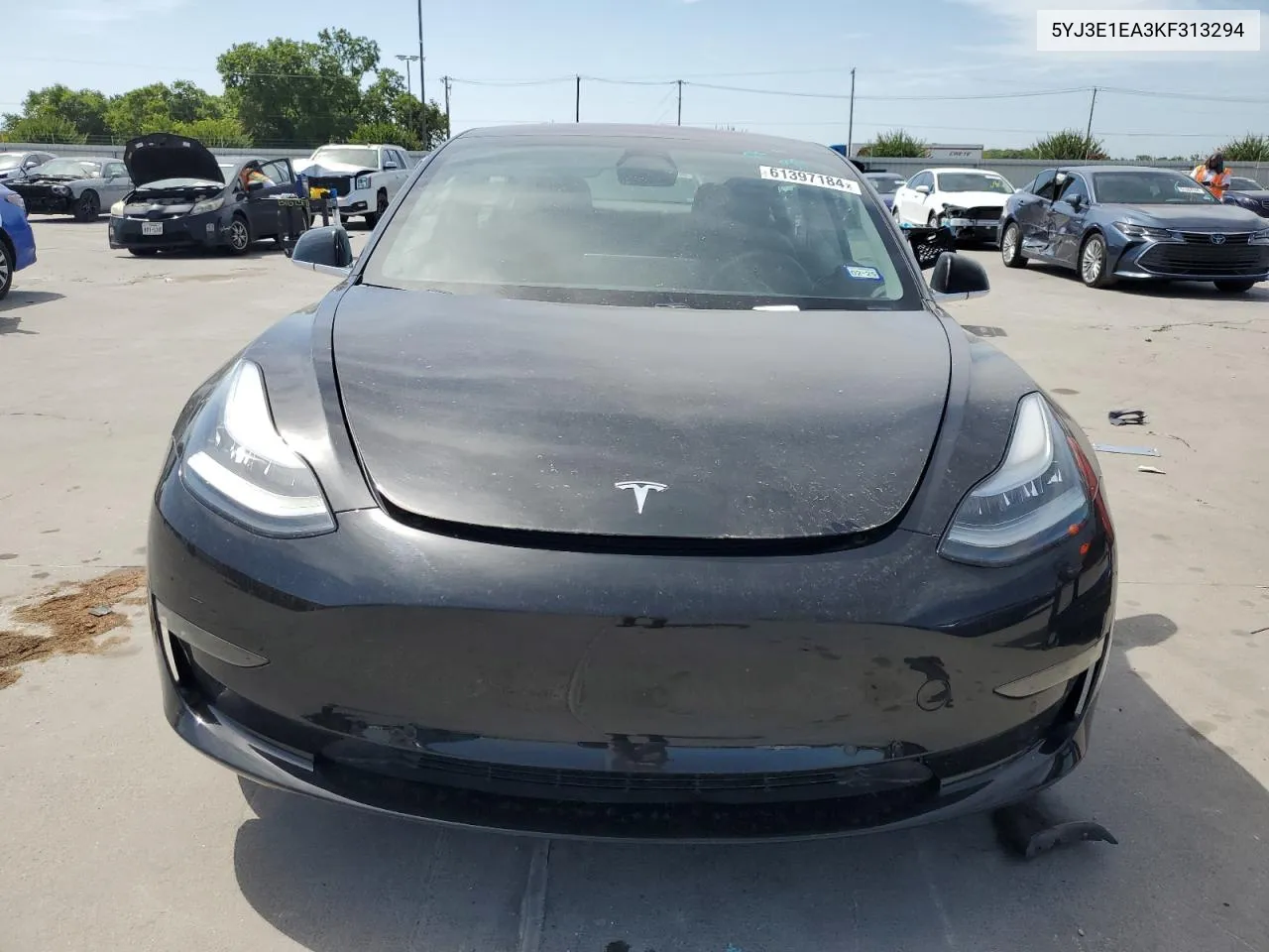 5YJ3E1EA3KF313294 2019 Tesla Model 3