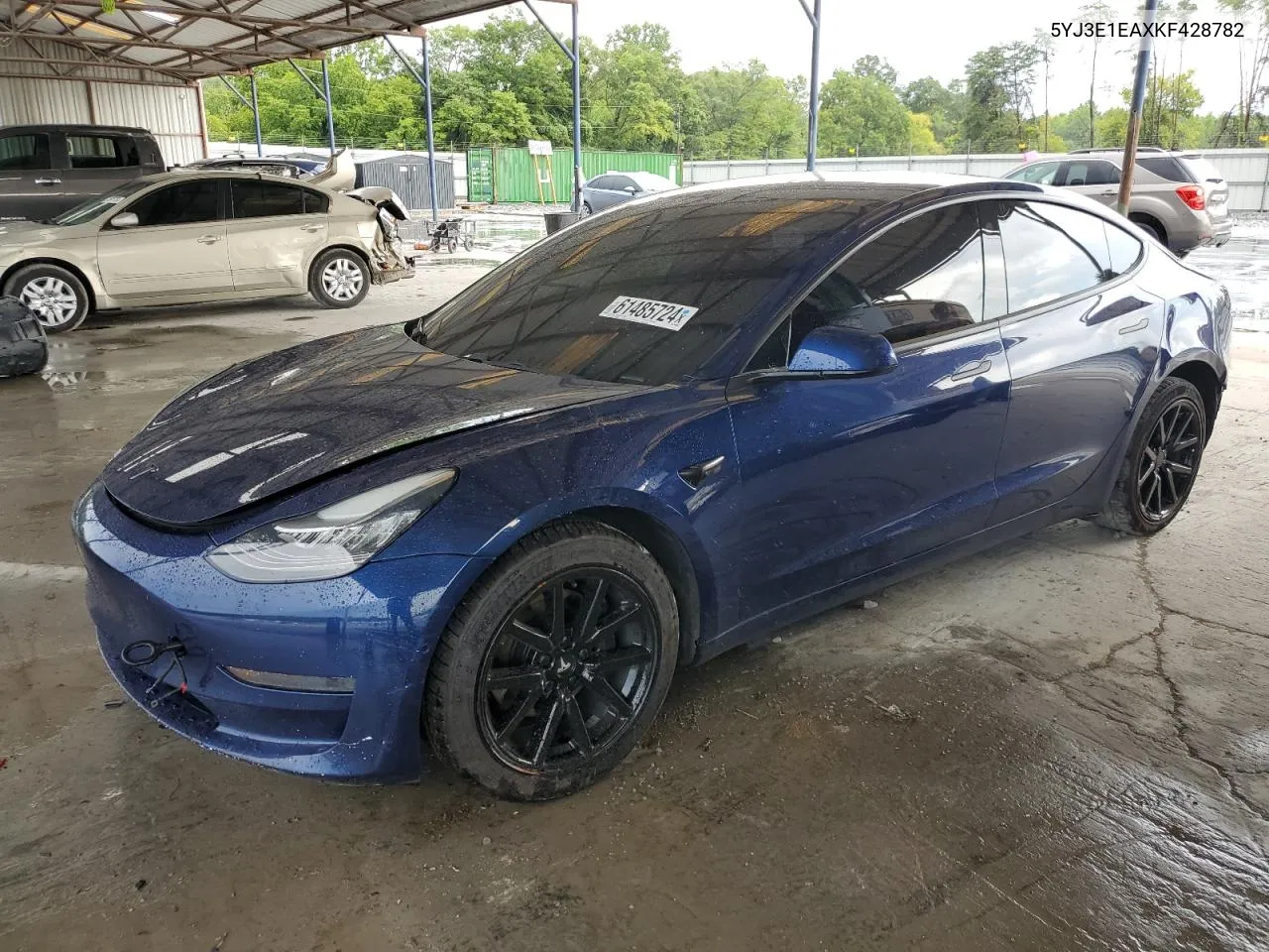 5YJ3E1EAXKF428782 2019 Tesla Model 3