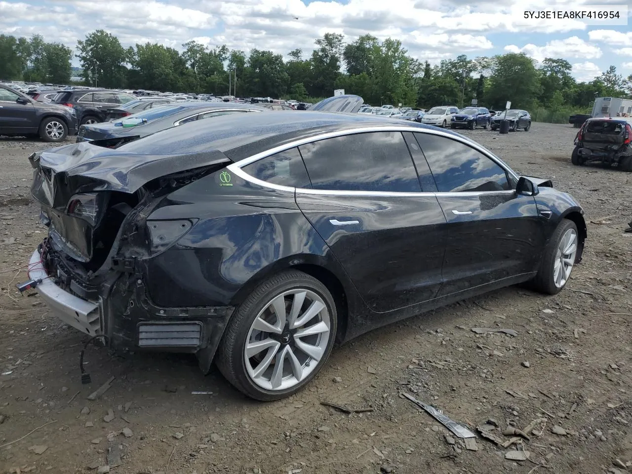 2019 Tesla Model 3 VIN: 5YJ3E1EA8KF416954 Lot: 62531844