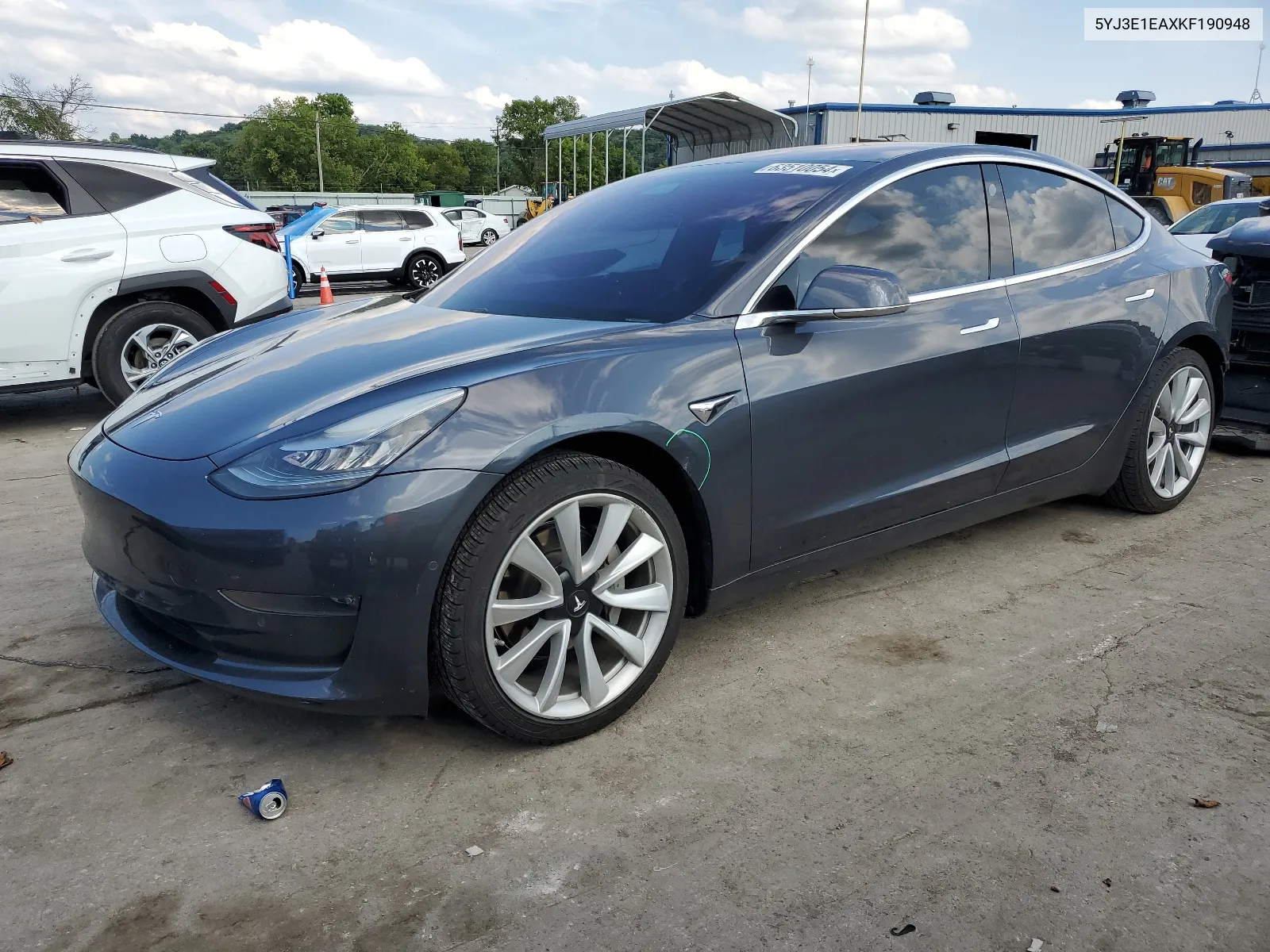 2019 Tesla Model 3 VIN: 5YJ3E1EAXKF190948 Lot: 63510054