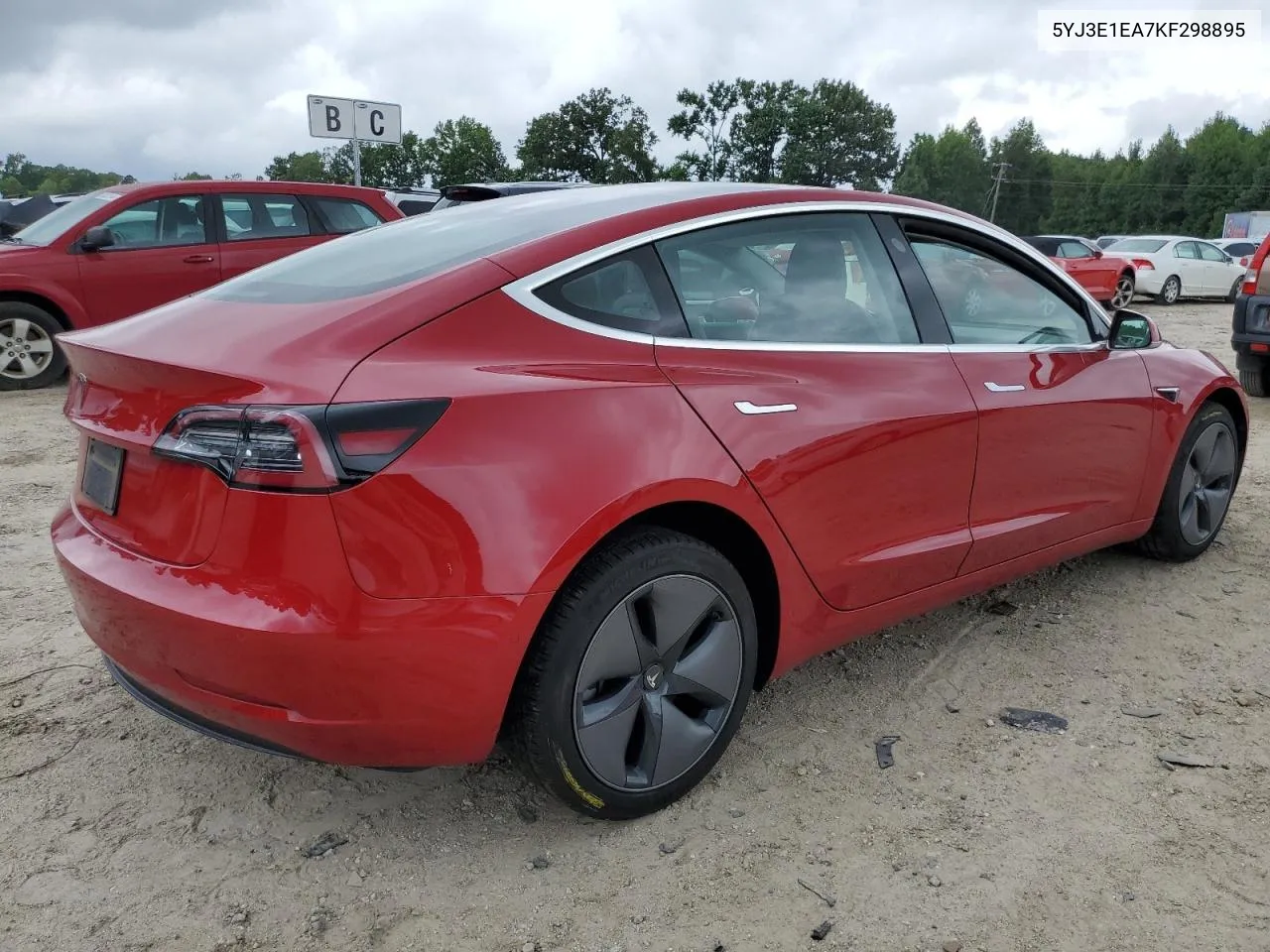 2019 Tesla Model 3 VIN: 5YJ3E1EA7KF298895 Lot: 63795344