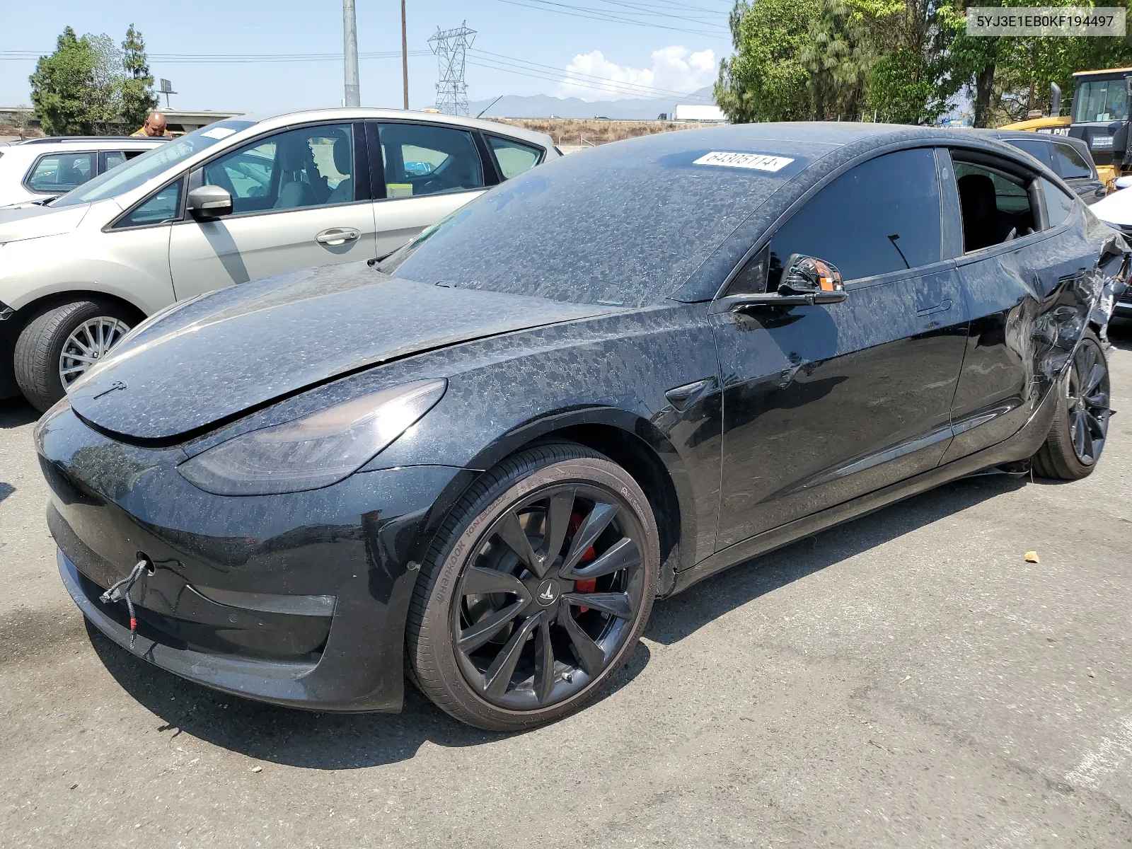 2019 Tesla Model 3 VIN: 5YJ3E1EB0KF194497 Lot: 64305114