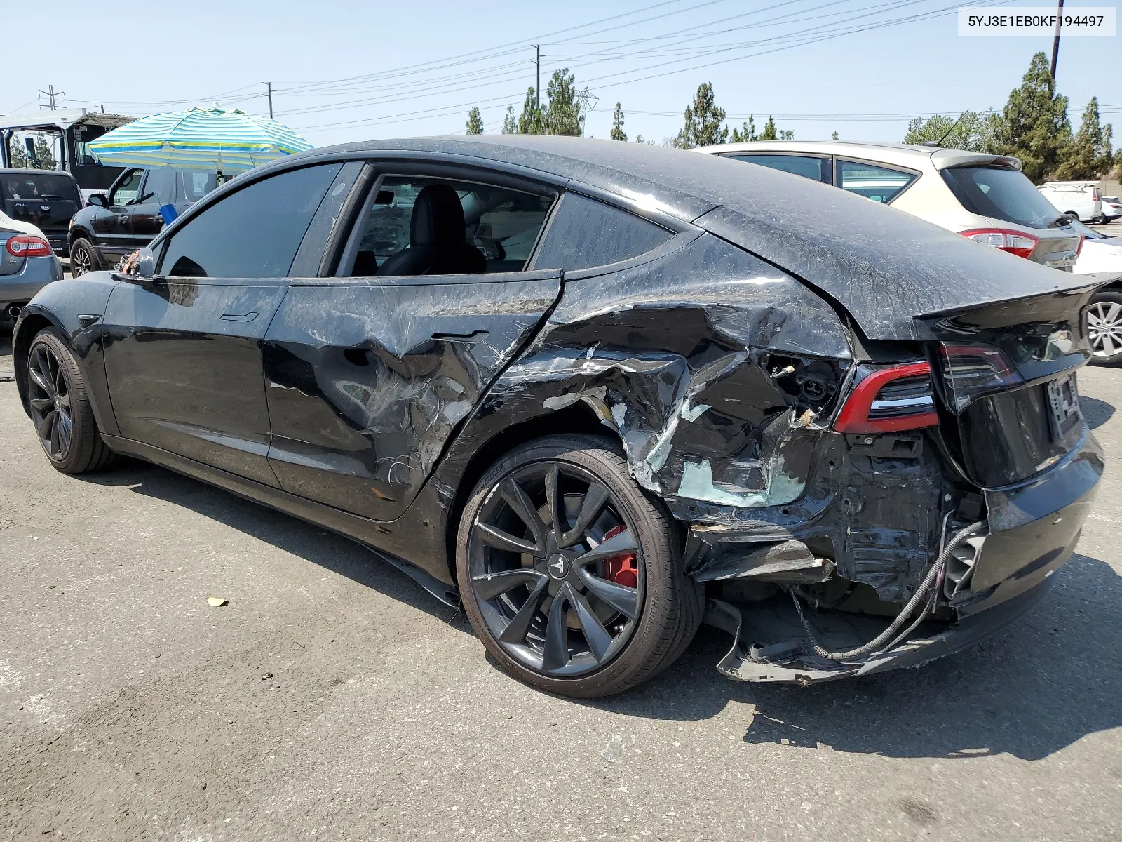 5YJ3E1EB0KF194497 2019 Tesla Model 3