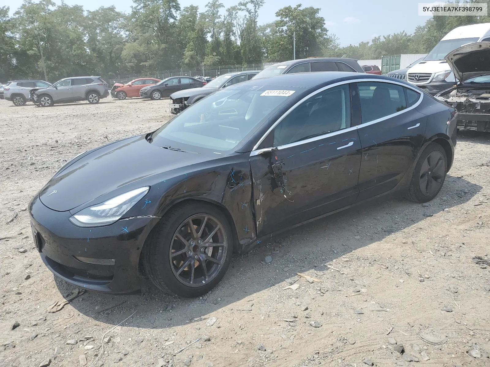 5YJ3E1EA7KF398799 2019 Tesla Model 3