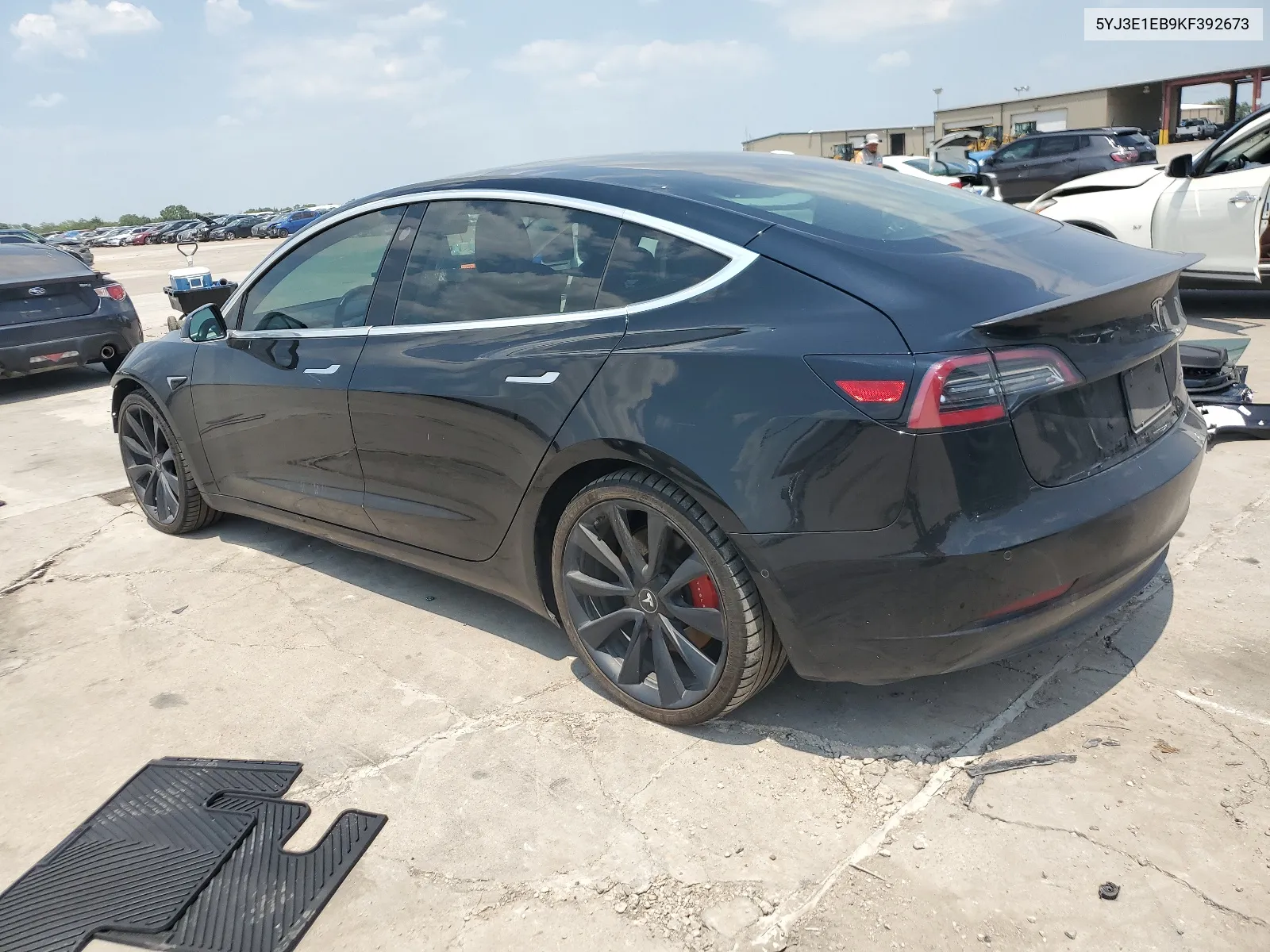 2019 Tesla Model 3 VIN: 5YJ3E1EB9KF392673 Lot: 65418274