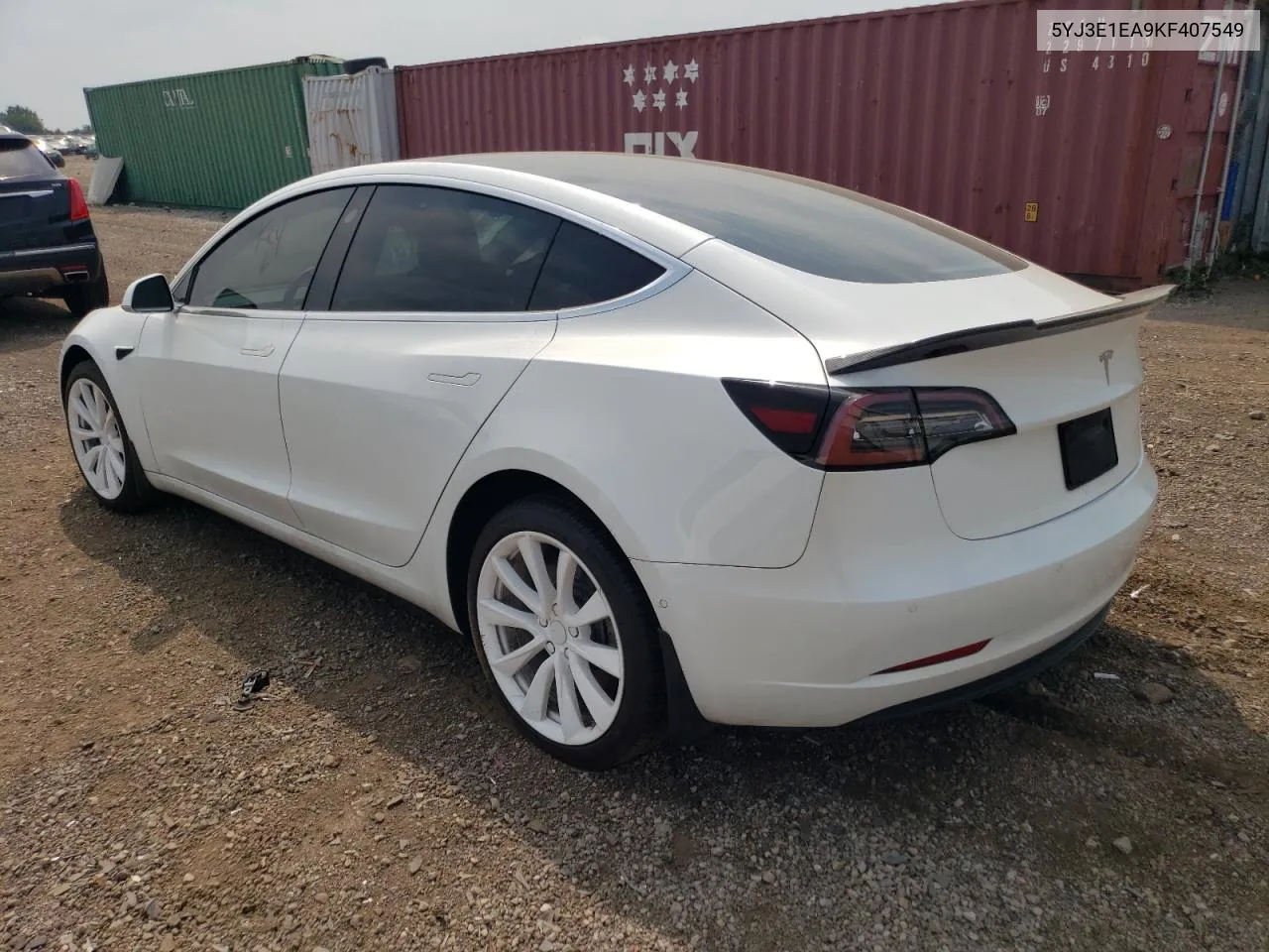 2019 Tesla Model 3 VIN: 5YJ3E1EA9KF407549 Lot: 65740514