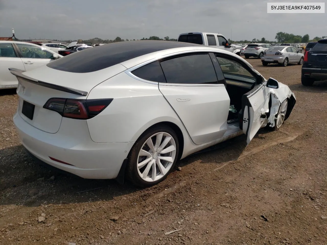 5YJ3E1EA9KF407549 2019 Tesla Model 3