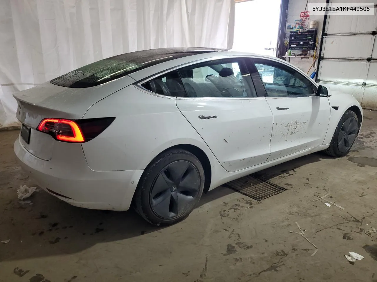 2019 Tesla Model 3 VIN: 5YJ3E1EA1KF449505 Lot: 65989024