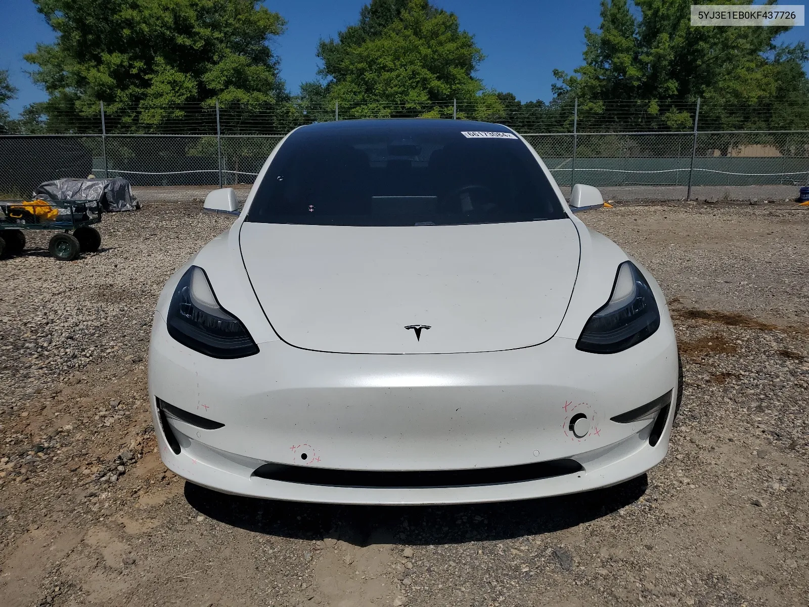 5YJ3E1EB0KF437726 2019 Tesla Model 3