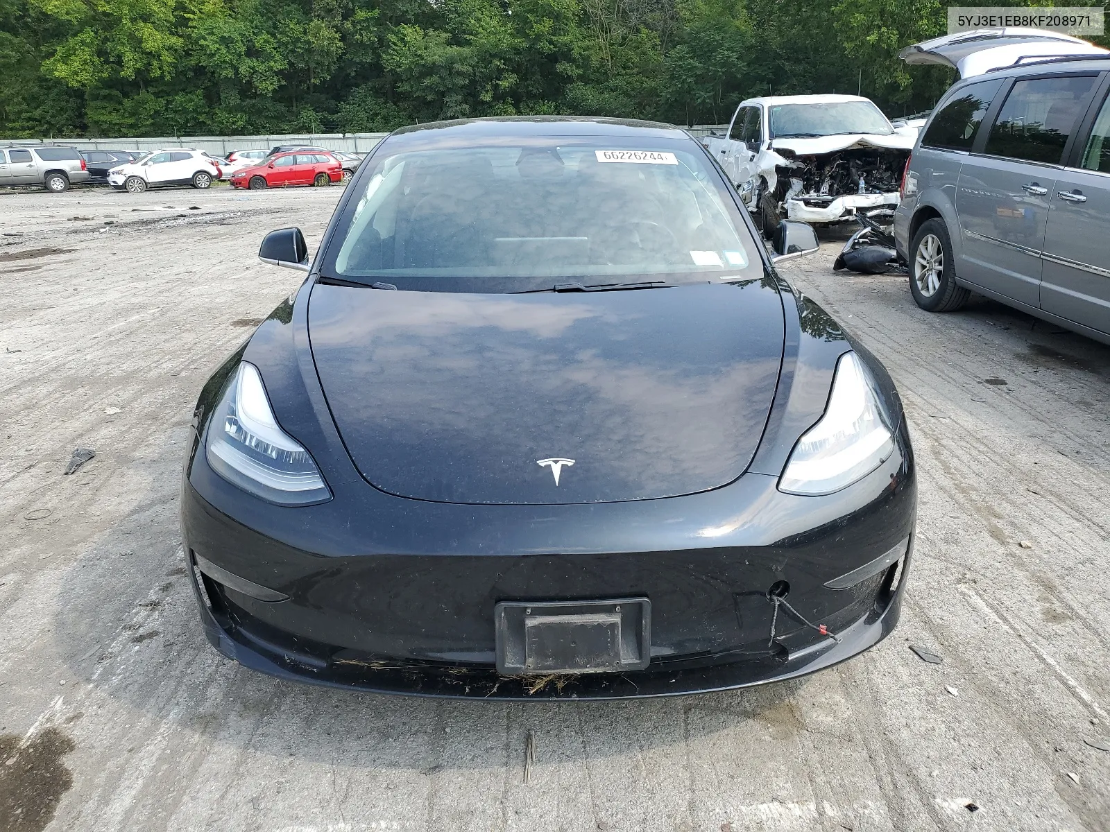 2019 Tesla Model 3 VIN: 5YJ3E1EB8KF208971 Lot: 66226244