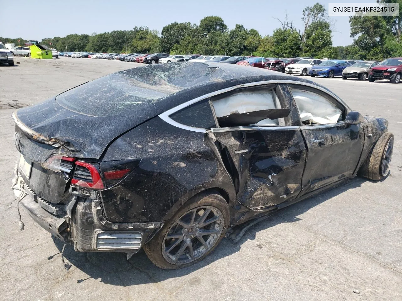 2019 Tesla Model 3 VIN: 5YJ3E1EA4KF324515 Lot: 66702944