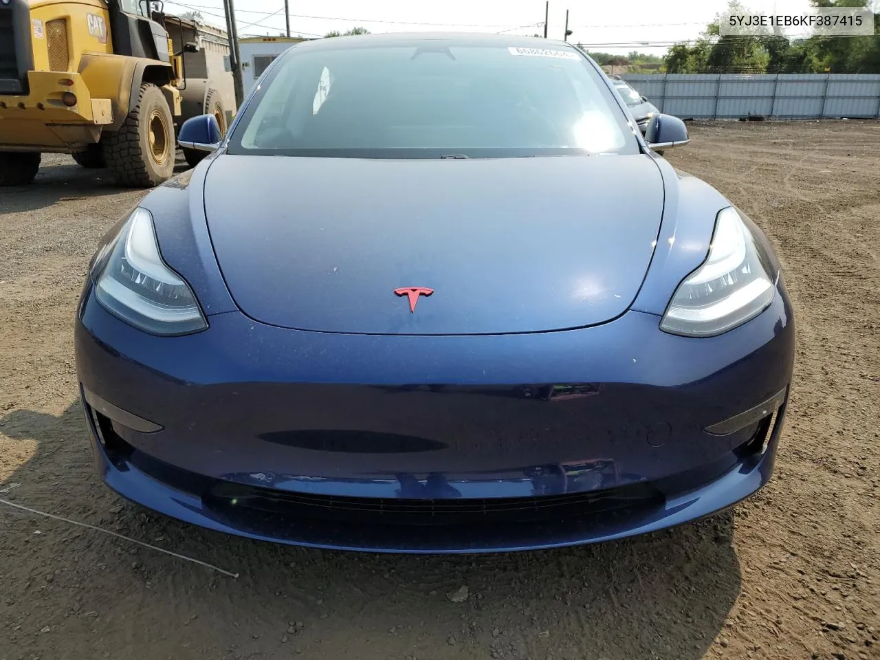 5YJ3E1EB6KF387415 2019 Tesla Model 3