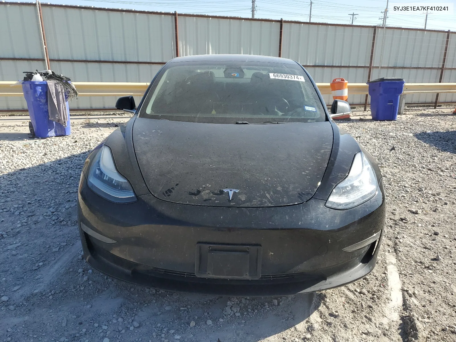 2019 Tesla Model 3 VIN: 5YJ3E1EA7KF410241 Lot: 66930374