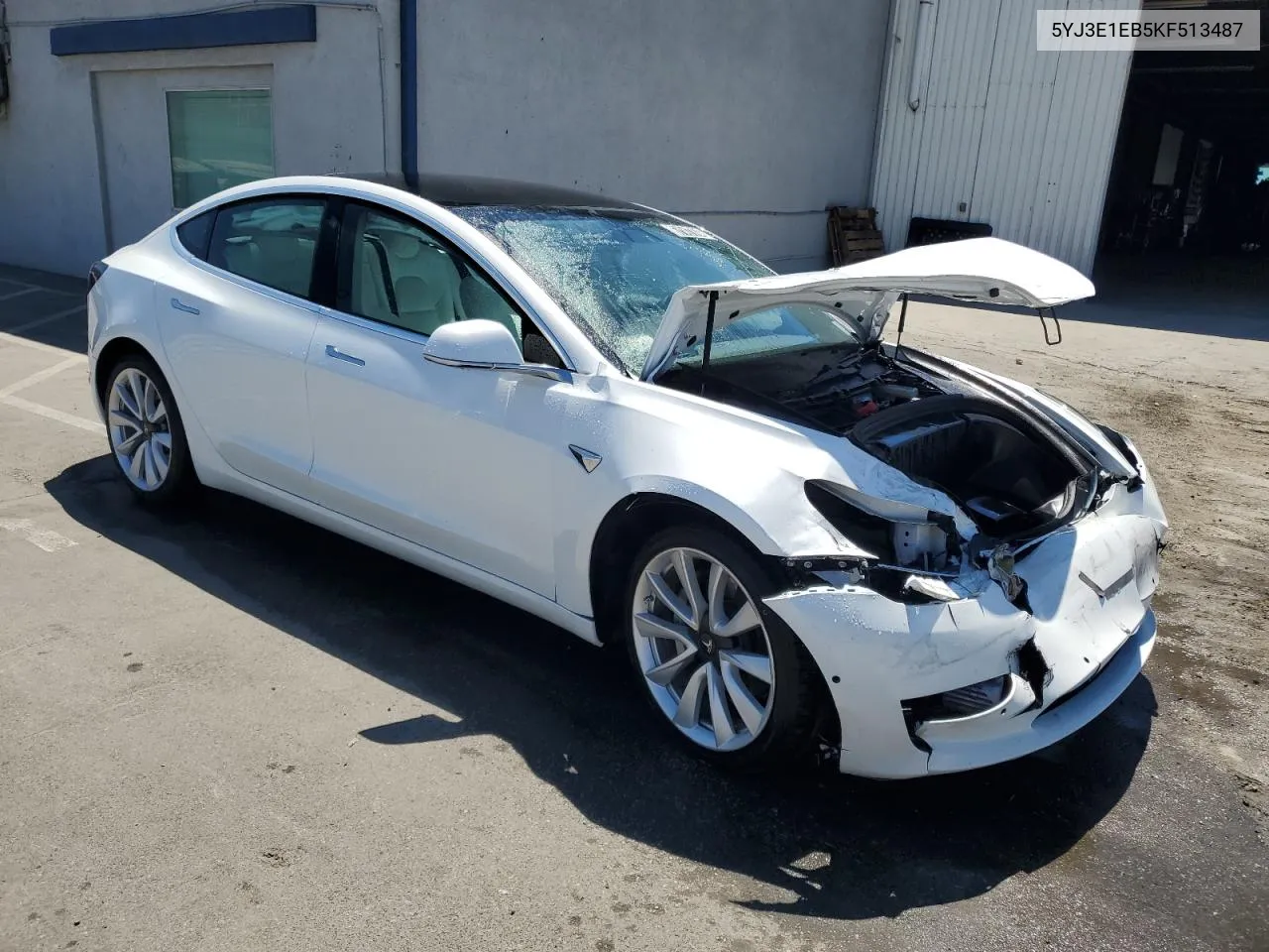 2019 Tesla Model 3 VIN: 5YJ3E1EB5KF513487 Lot: 67147764