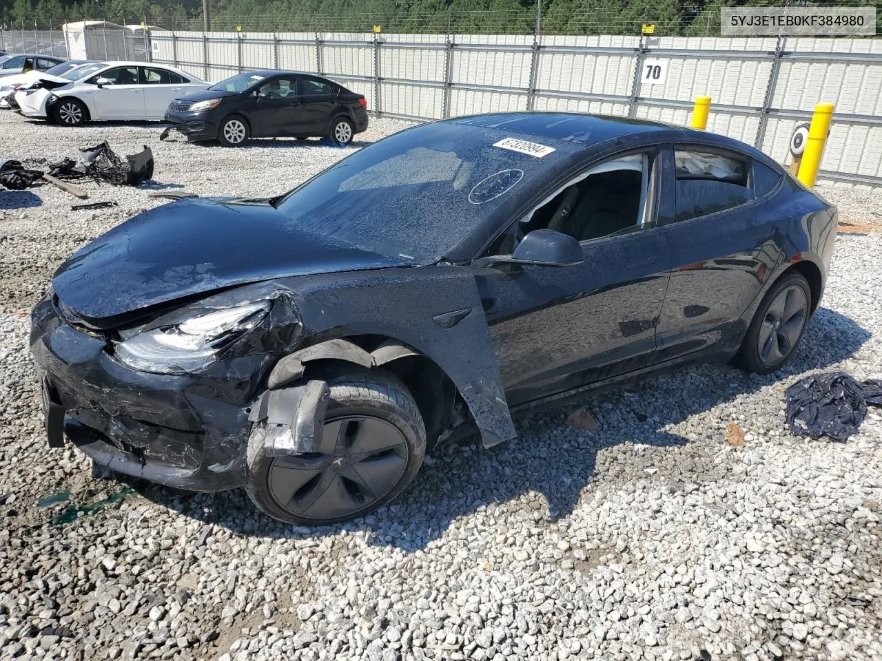 5YJ3E1EB0KF384980 2019 Tesla Model 3