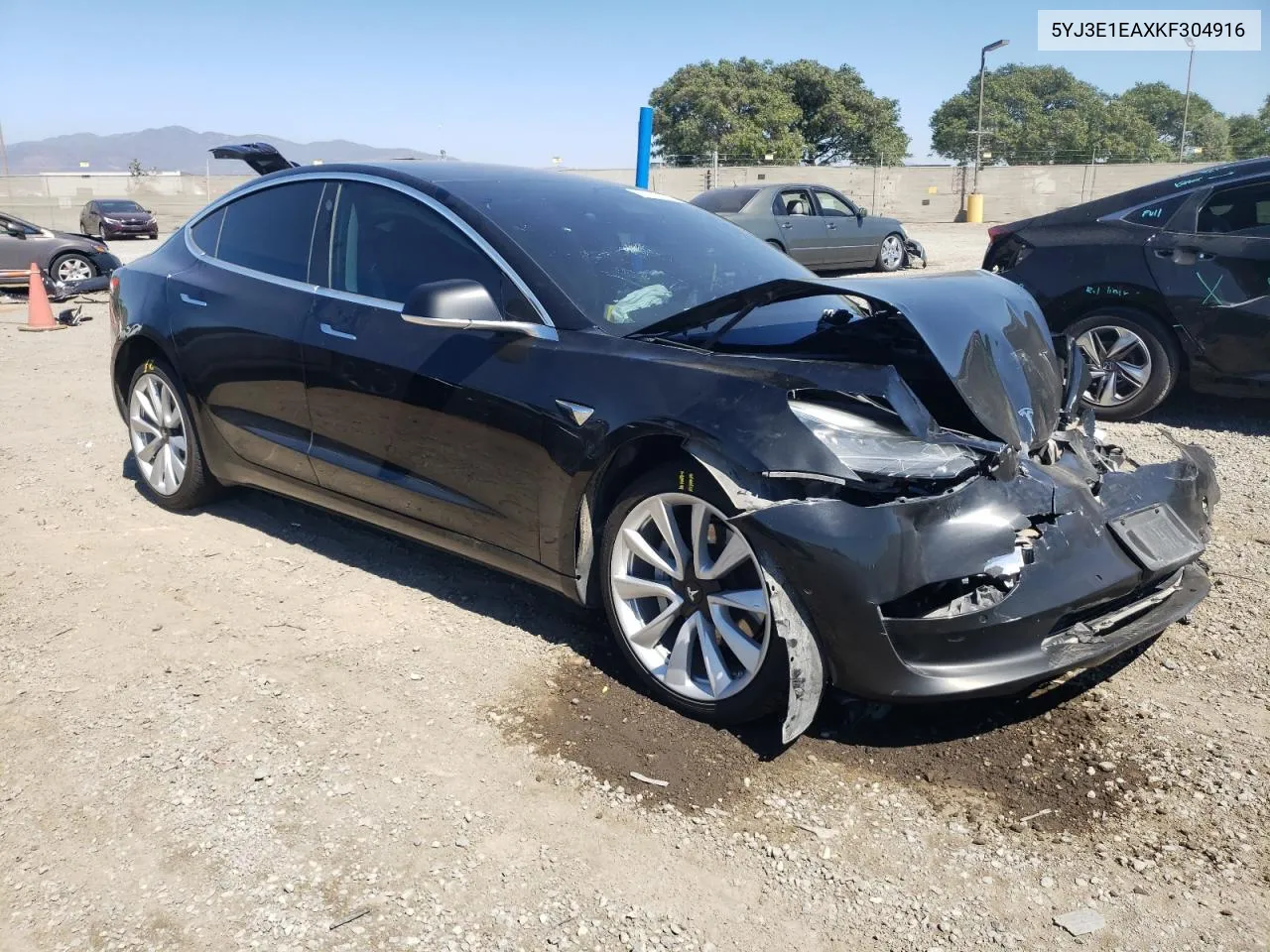 5YJ3E1EAXKF304916 2019 Tesla Model 3