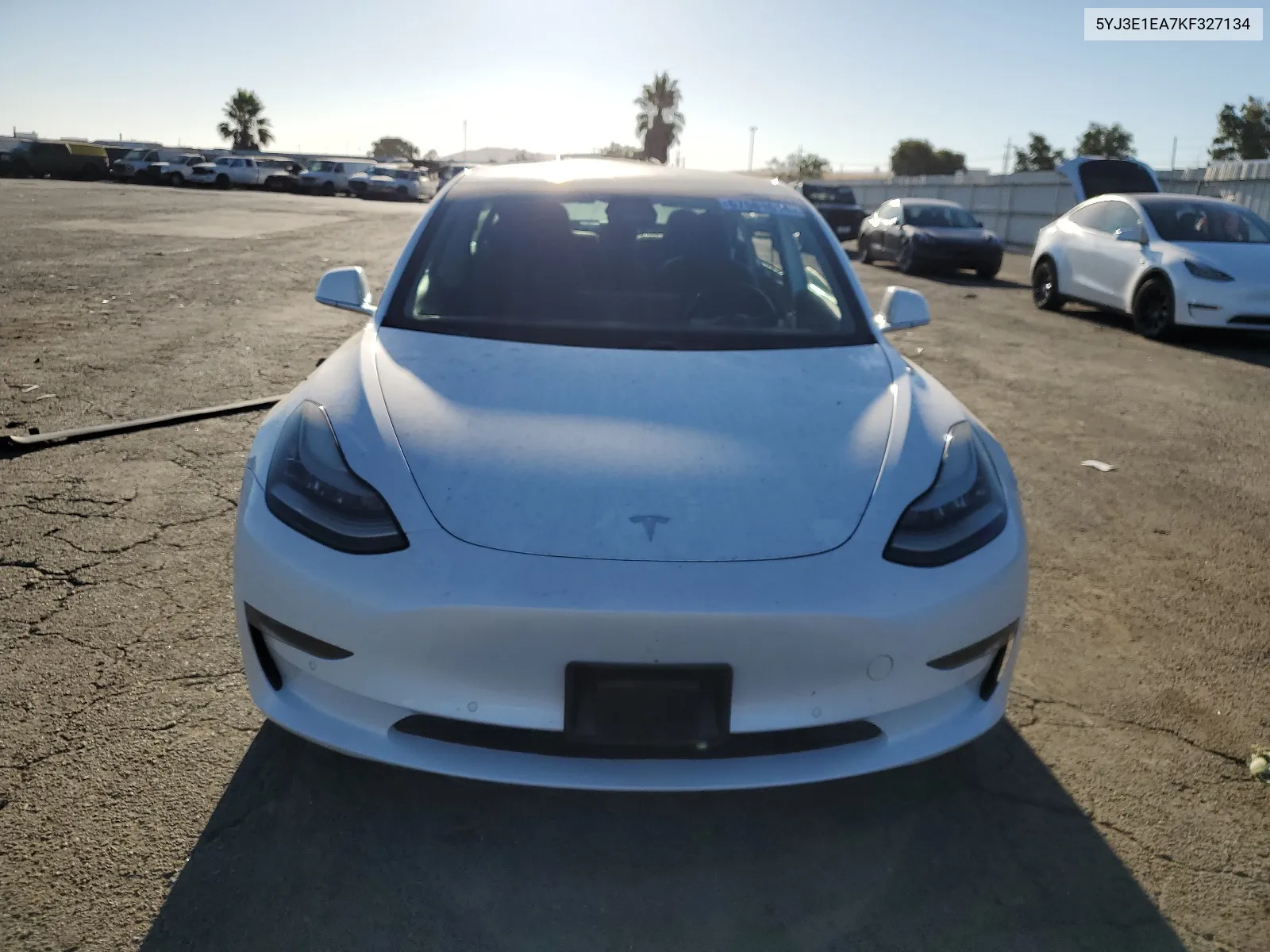 2019 Tesla Model 3 VIN: 5YJ3E1EA7KF327134 Lot: 67581614