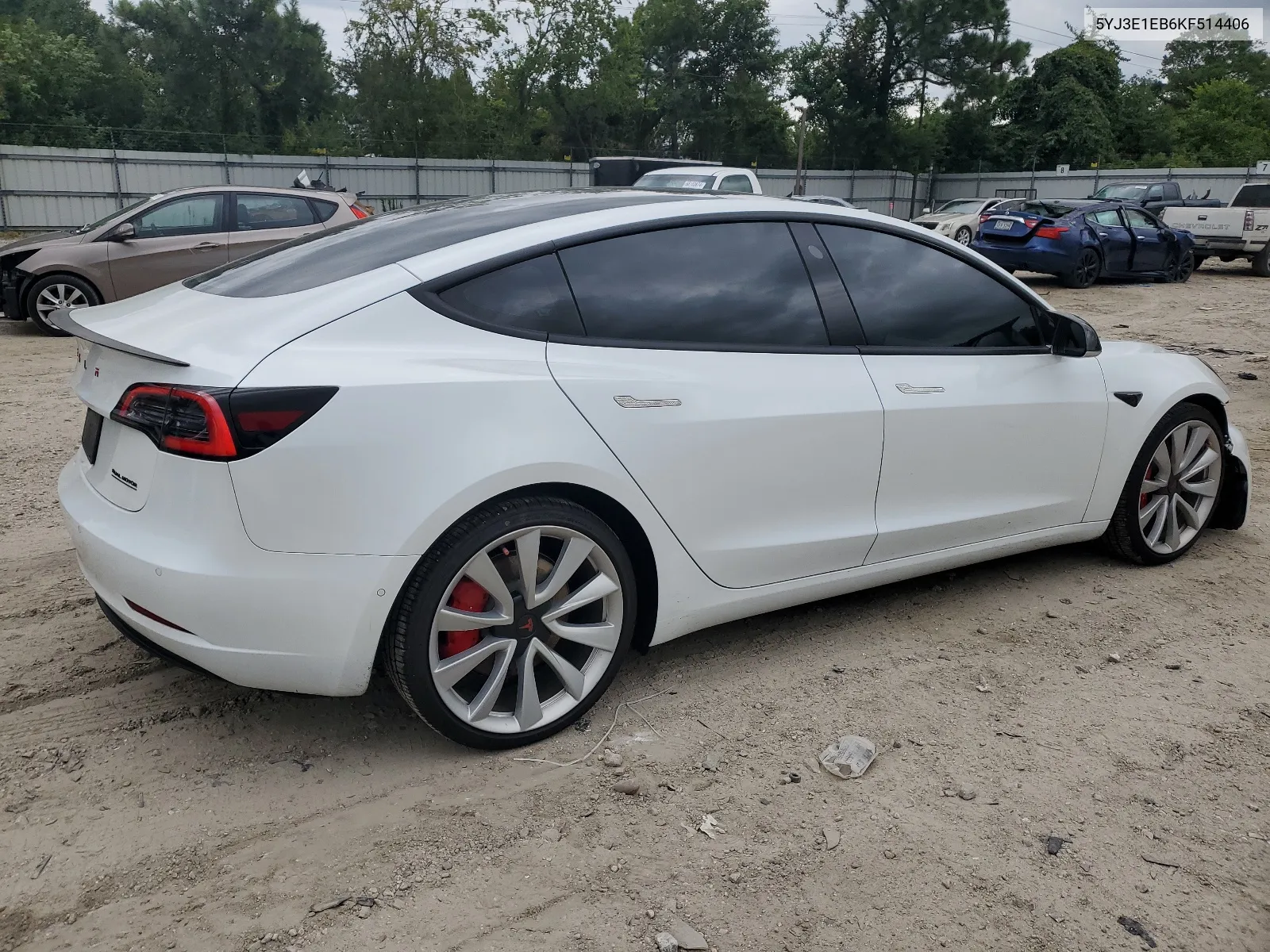 5YJ3E1EB6KF514406 2019 Tesla Model 3