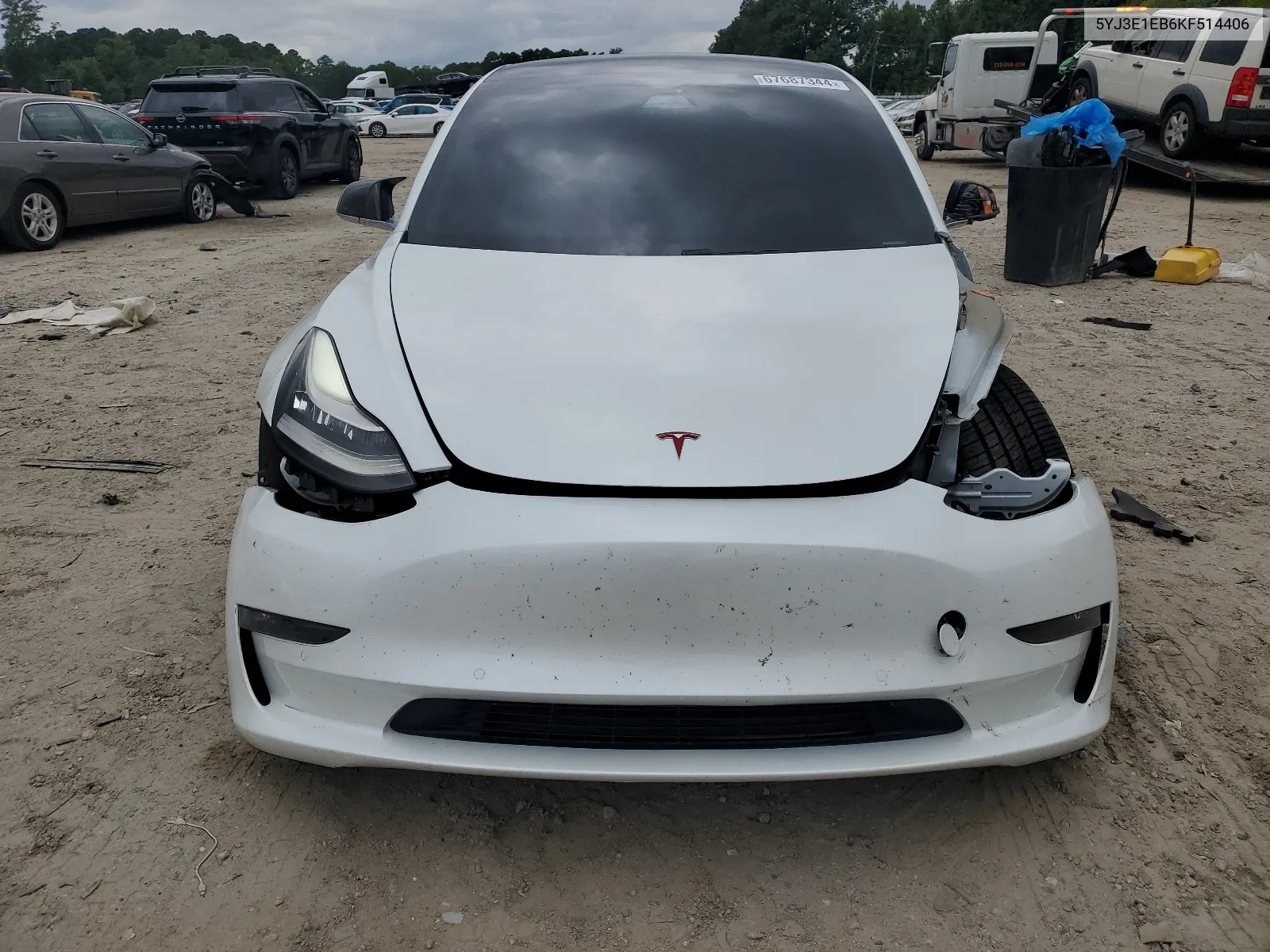 5YJ3E1EB6KF514406 2019 Tesla Model 3