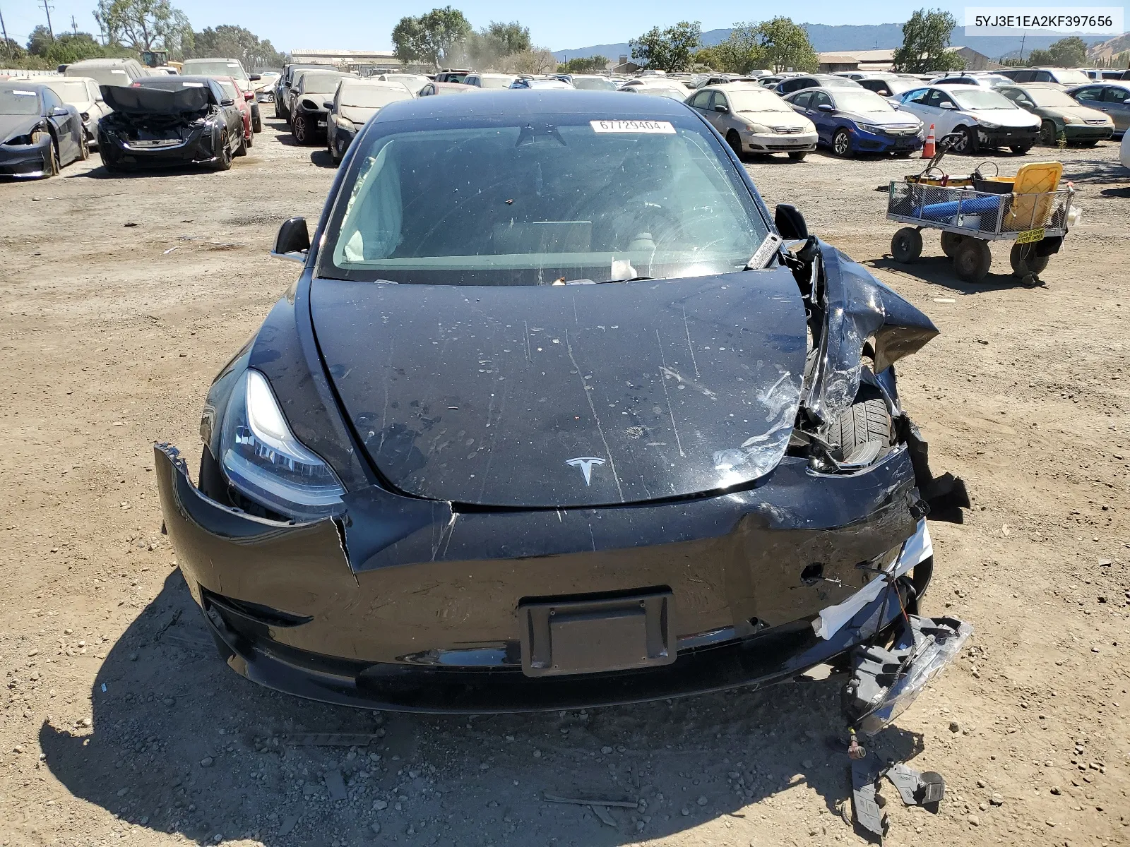 5YJ3E1EA2KF397656 2019 Tesla Model 3