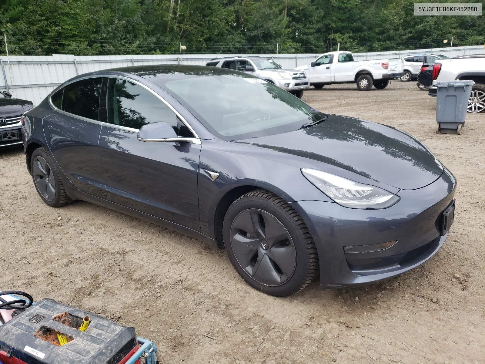 2019 Tesla Model 3 VIN: 5YJ3E1EB6KF452280 Lot: 67964184