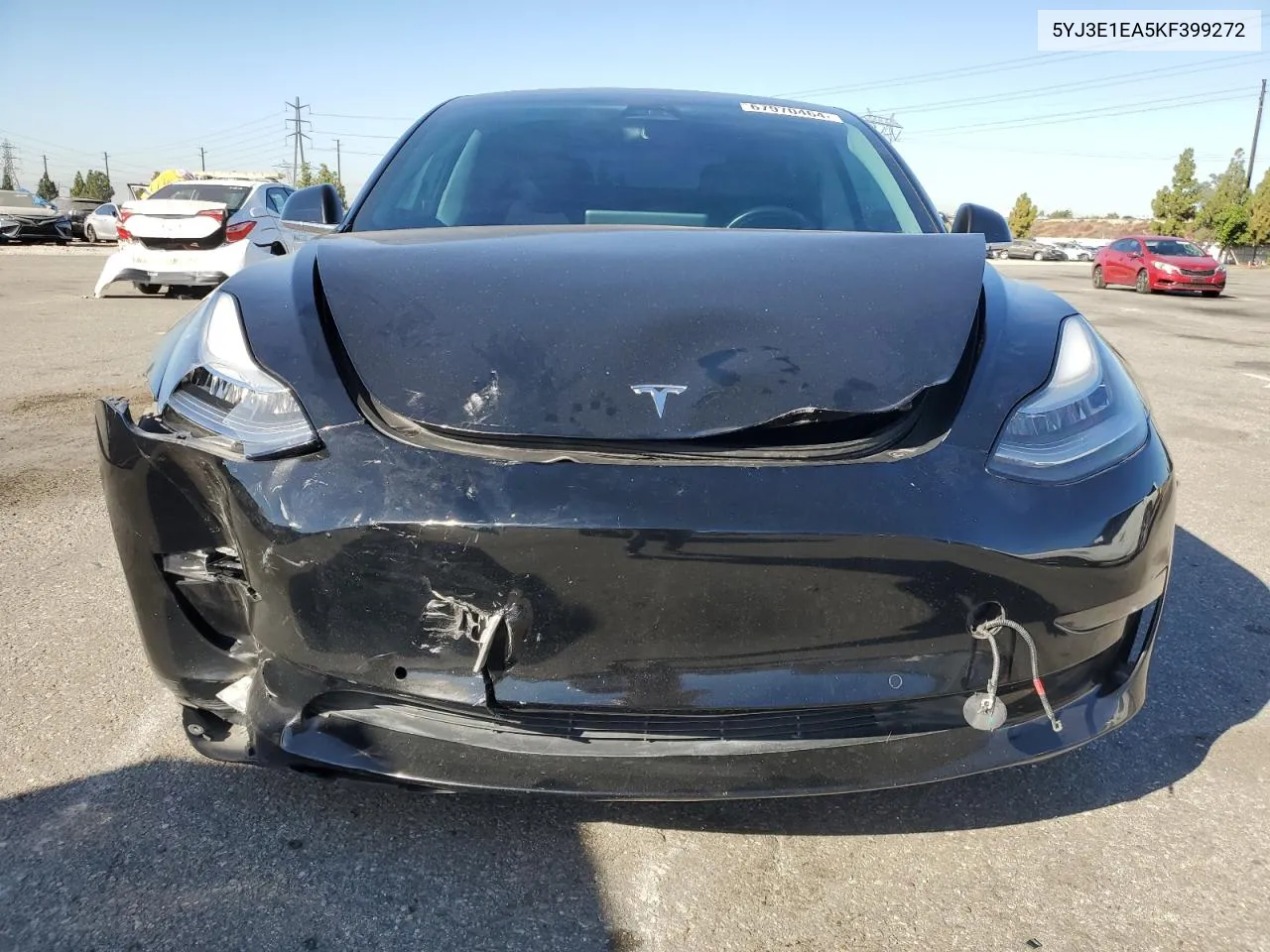 5YJ3E1EA5KF399272 2019 Tesla Model 3