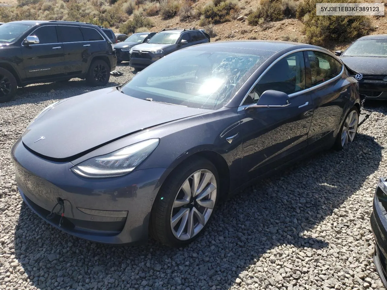 5YJ3E1EB3KF389123 2019 Tesla Model 3