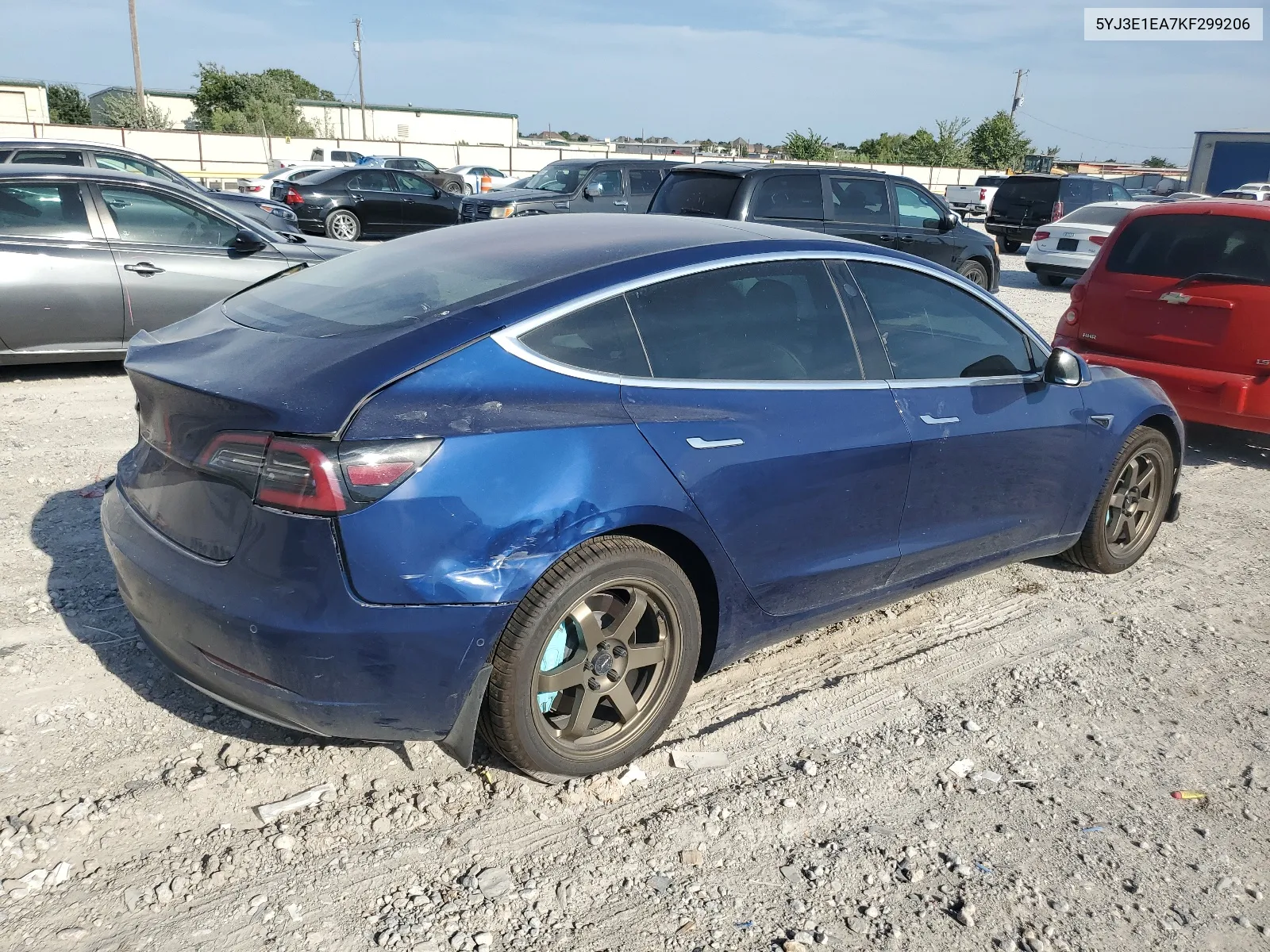 2019 Tesla Model 3 VIN: 5YJ3E1EA7KF299206 Lot: 68225164