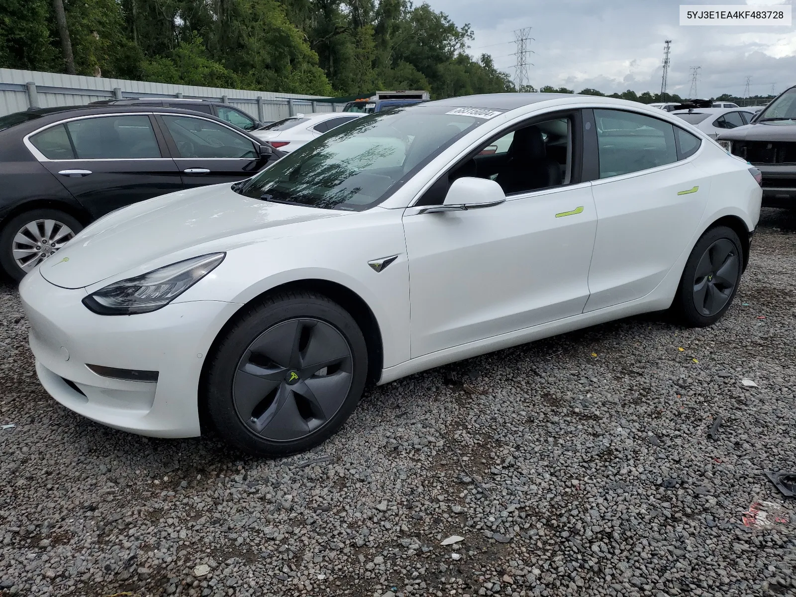 5YJ3E1EA4KF483728 2019 Tesla Model 3