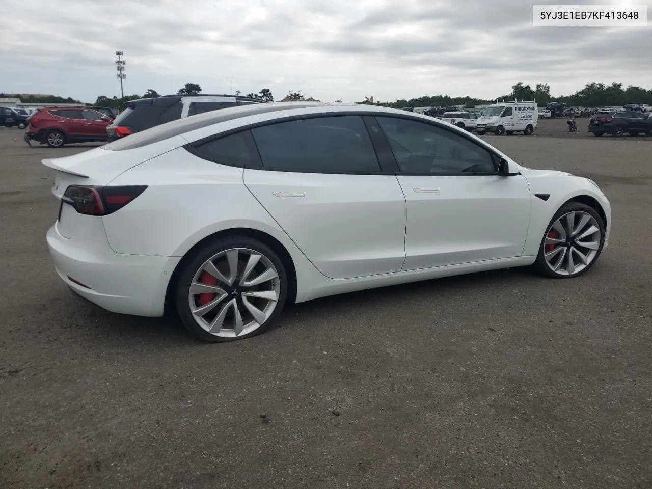 2019 Tesla Model 3 VIN: 5YJ3E1EB7KF413648 Lot: 68385754