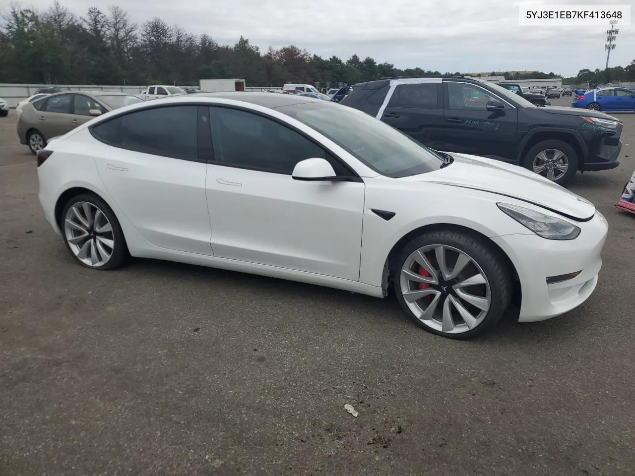 2019 Tesla Model 3 VIN: 5YJ3E1EB7KF413648 Lot: 68385754