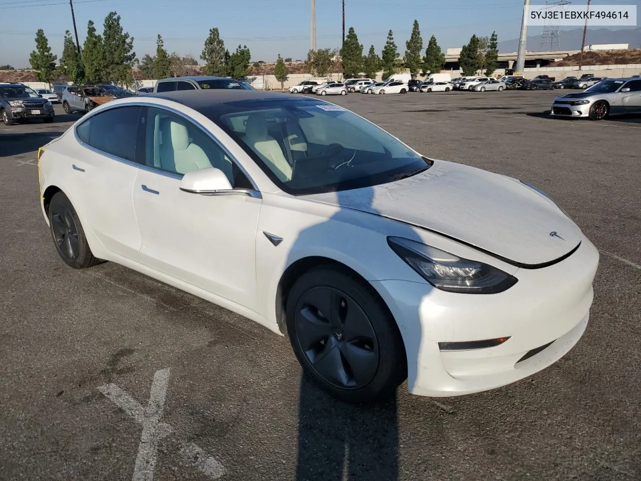 2019 Tesla Model 3 VIN: 5YJ3E1EBXKF494614 Lot: 68528864