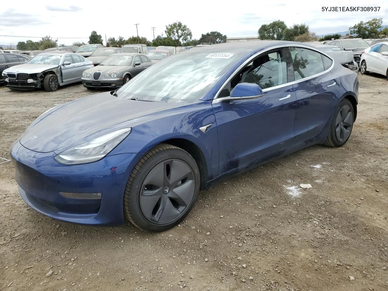 2019 Tesla Model 3 VIN: 5YJ3E1EA5KF308937 Lot: 68530854