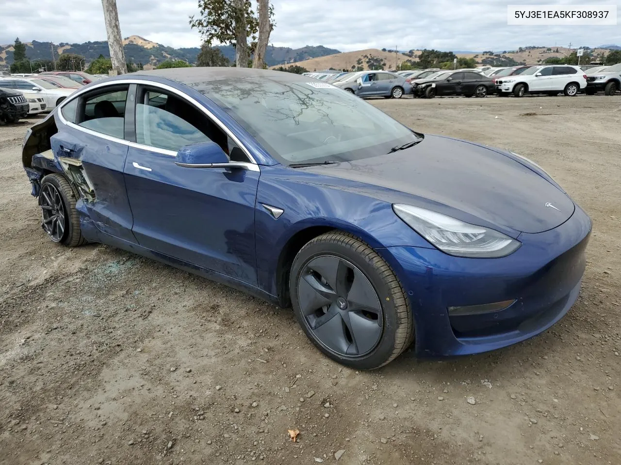 2019 Tesla Model 3 VIN: 5YJ3E1EA5KF308937 Lot: 68530854