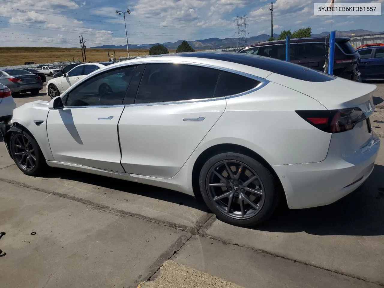 2019 Tesla Model 3 VIN: 5YJ3E1EB6KF361557 Lot: 68726774