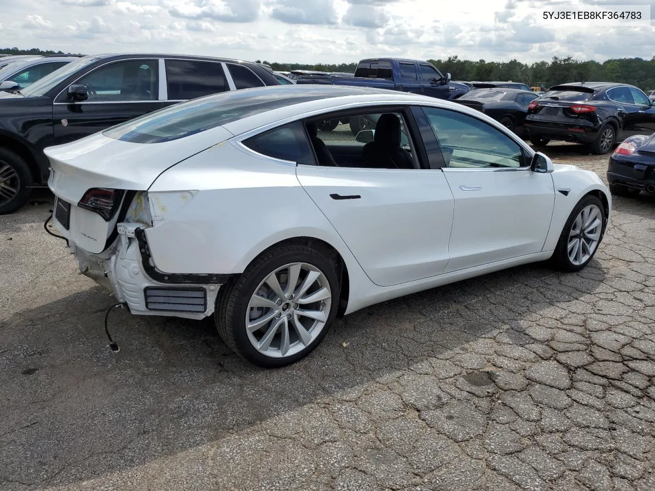 2019 Tesla Model 3 VIN: 5YJ3E1EB8KF364783 Lot: 68856394