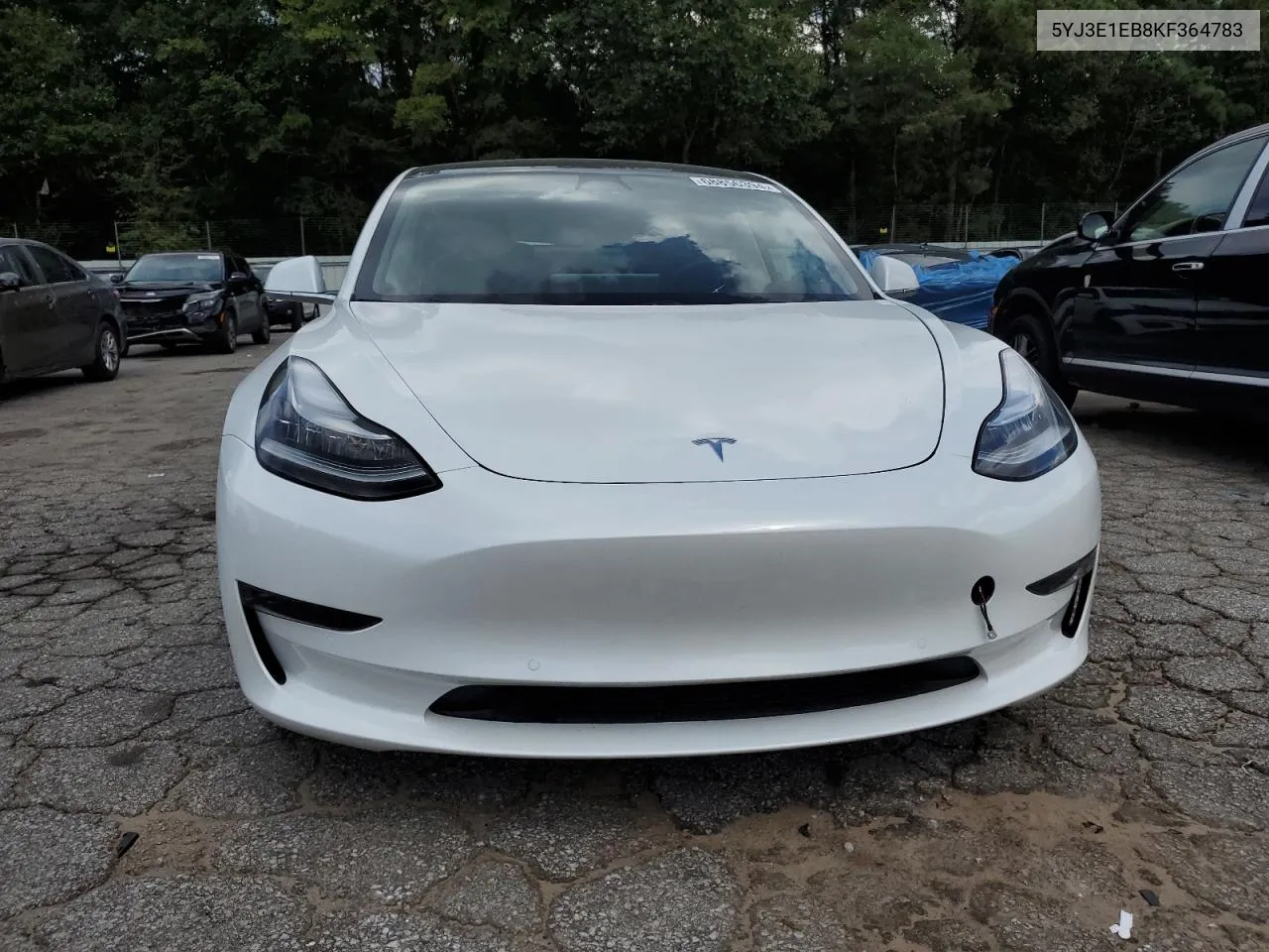 2019 Tesla Model 3 VIN: 5YJ3E1EB8KF364783 Lot: 68856394