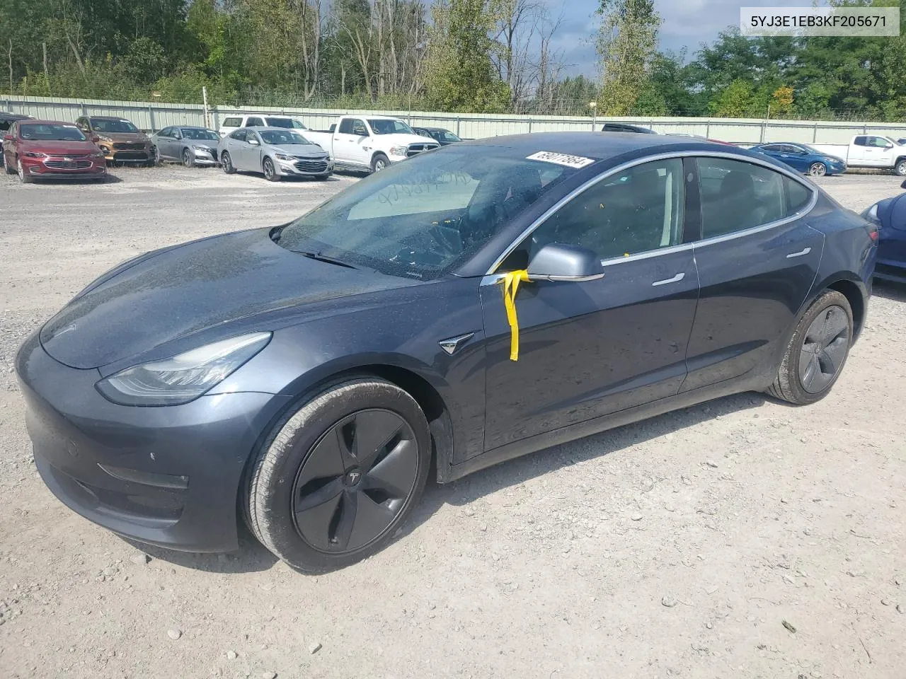 5YJ3E1EB3KF205671 2019 Tesla Model 3